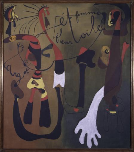 'Caracol, mujer, flor, estrella', 1934, de Miró