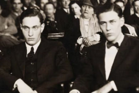 Leopold y Loeb durante el juicio
