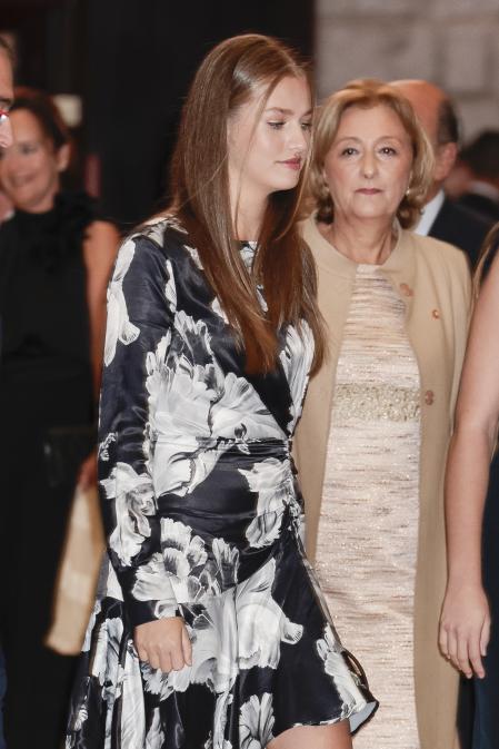 Leonor durante de Borbon and Sofia de Borbon during the celebration of the 31th edition of the concert of the Princess of Asturias Awards 2023 in Oviedo on Thursday, 19 October 2023.