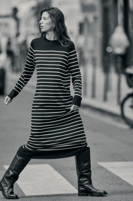 Vestido de punto de Zara