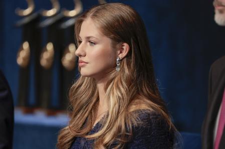 La princesa Leonor durante los Premios Princesa de Asturias en Oviedo