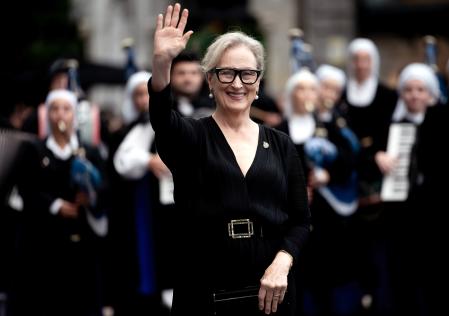 ASTURIAS, SPAIN - OCTOBER 20: Meryl Streep arrives at the 