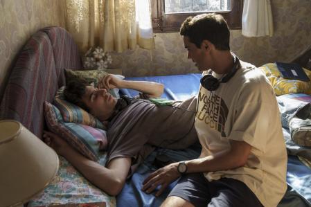 Calvo y Ambrossi en 'La Mesías', que se emite cada semana en Movistar Plus+