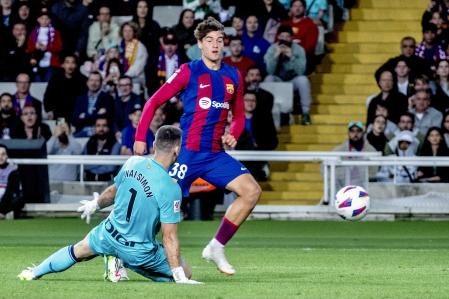 FOTO ALEX GARCIA GOL DE MARC GUIU EN EL FC BARCELONA 1 - ATHLETICO DE BILBAO 0 DE LIGA EN EL ESTADI LLUIS COMPANYS 2023/10/22