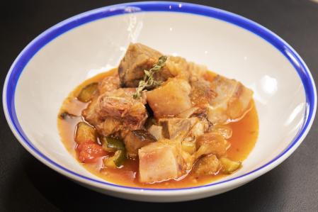 Fricandó del restaurante Santa Magdalena 