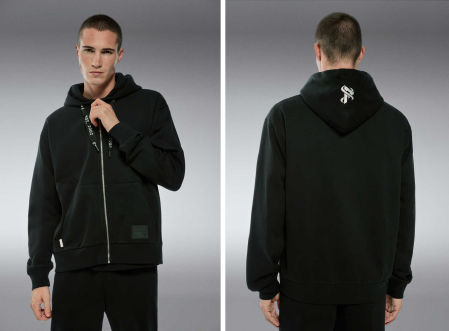 Sudadera con capucha y cremallera Pedri González