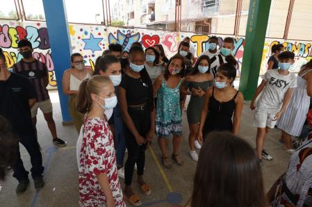 Visita al centro socioeducativo Naüm Hermanas de la Caridad de San Vicente de Paúl