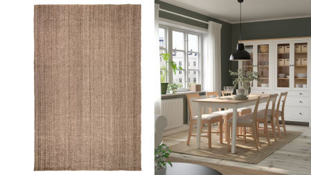 LOHALS, alfombra natural, 200x300 cm