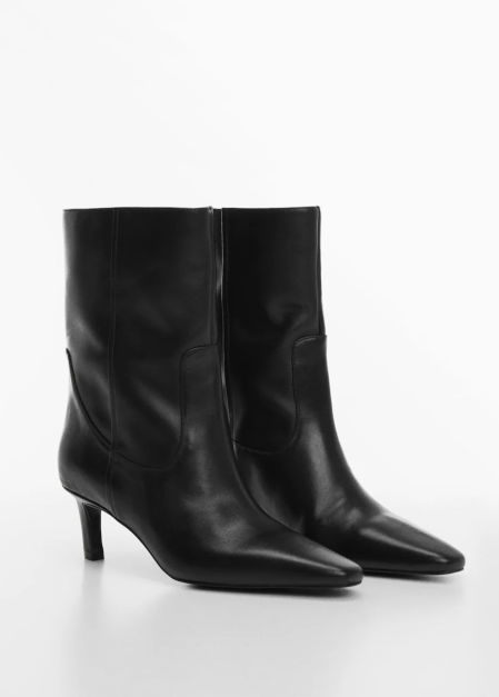 Botines de tacón kitten de Mango