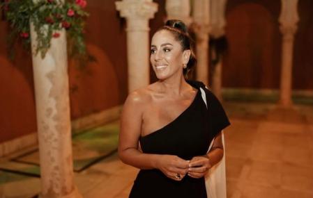 Anabel Pantoja en la boda de Isa Pantoja