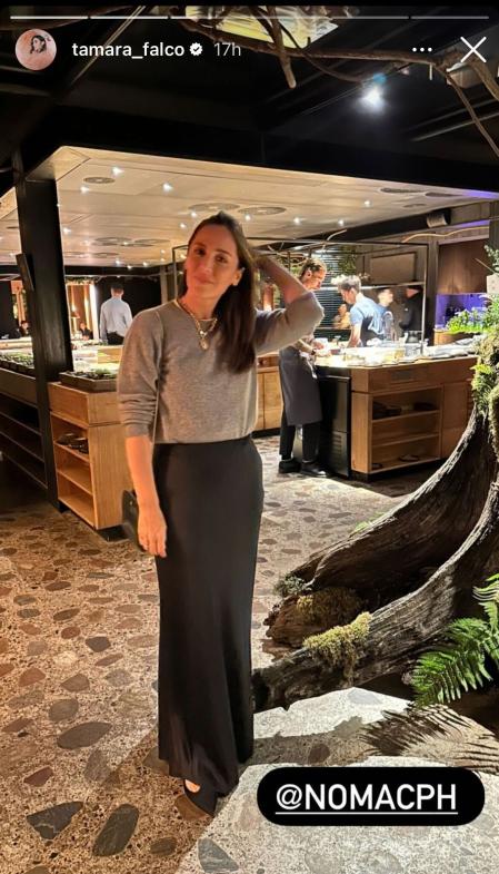 Tamara Falcó en el prestigioso restaurante