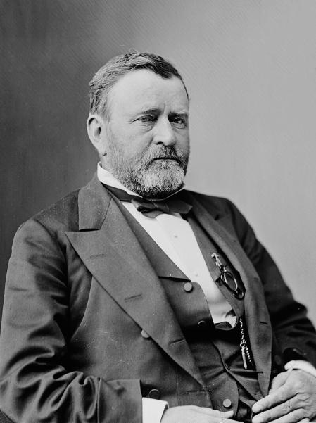 El presidente estadounidense Ulysses S. Grant.