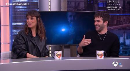 Ricardo Gómez y Belén Cuesta en 'El Hormiguero'.