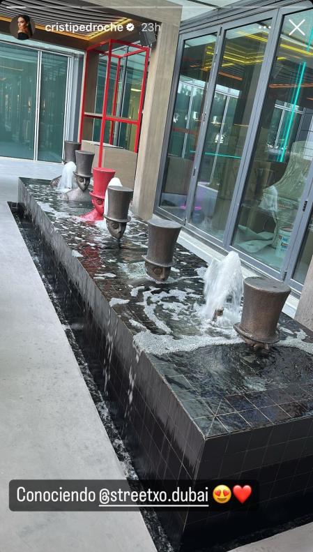 Cristina Pedroche visita el nuevo restaurante de David Muñoz en Dubái