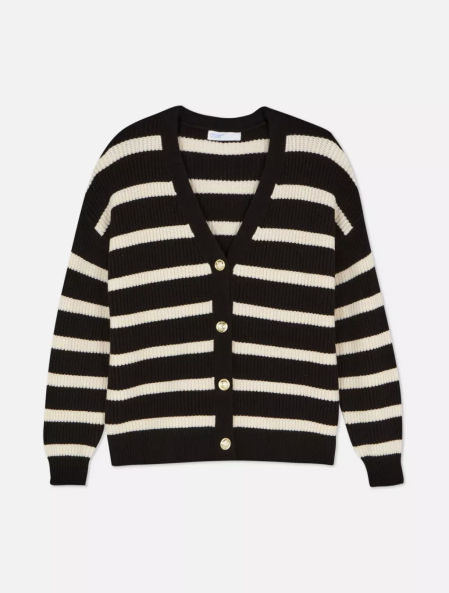 Cárdigan con estampado de rayas de Primark