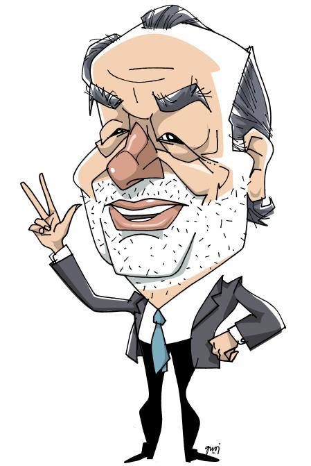 Carlos Slim, caricaturizado por Gusi Bejer