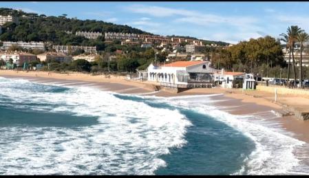 Mala mar en S'agaró.