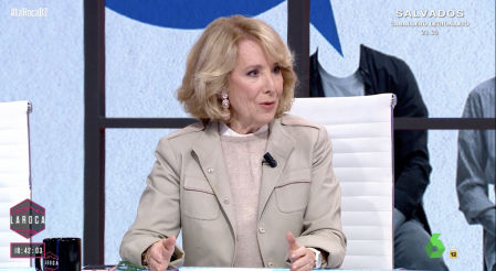 Esperanza Aguirre en 'La Roca'