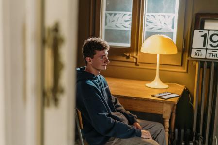 Pol Reyes durante el rodaje del documental