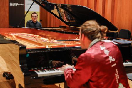 Marco Mezquida y Michel Camilo en el Conservatori del Liceu