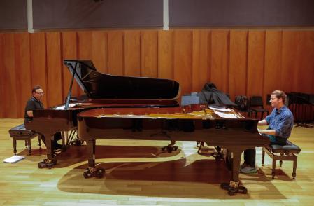 Michel Camilo y Marco Mezquida en el Conservatori del Liceu