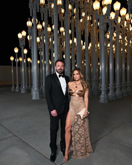 Ben Affleck y Jennifer Lopez en la gala LACMA Art+Film
