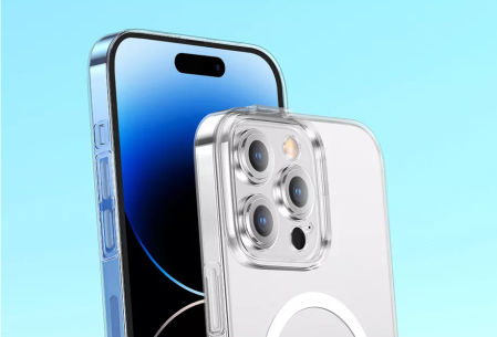 Baseus - Funda magnética y cubierta de carga inalámbrica