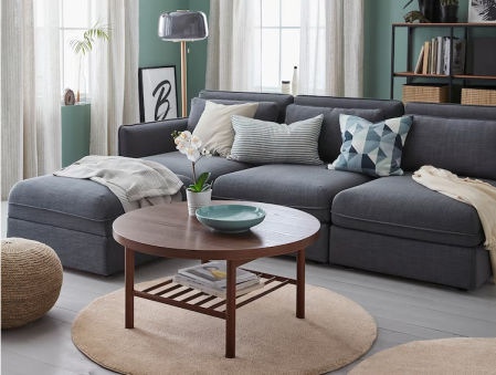 Las alfombras peludas aportan calidez a una estancia.