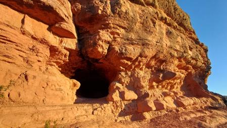 La cueva de Cantacorbs.