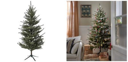 Árbol Navidad artificial, int/ext verde, 210 cm