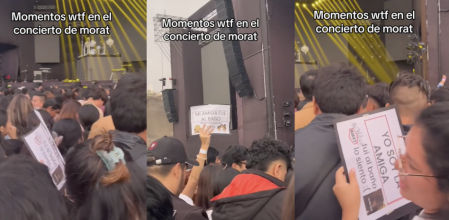 El ingenioso cartel de una chica para encontrarse con su amiga en un concierto: “Déjenla pasar” (TikTok @tinymhel)<br>