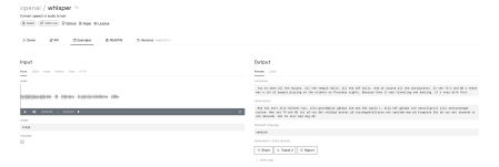Vista previa de Whisper V3.