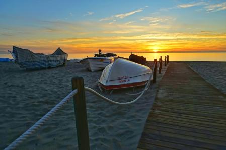 El veranillo otoñal de la Costa del Sol.
