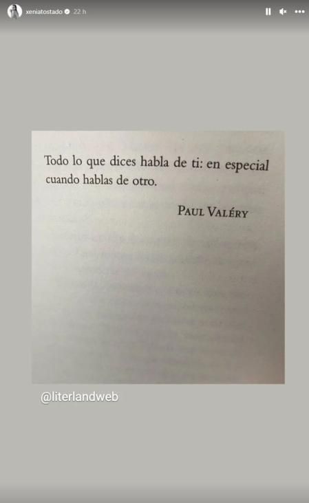 La actriz vuelve a compartir una de sus enigmáticas reflexiones.