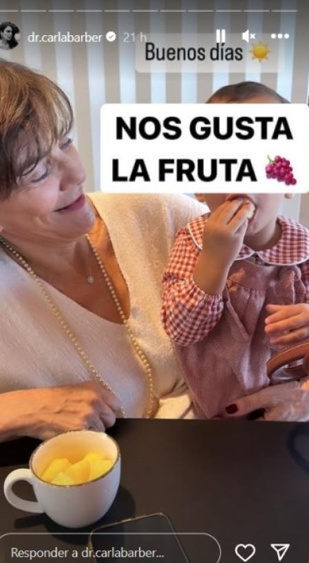 Carla Barber hace un guiño a Ayuso