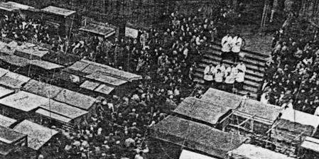 Bendición de las paradas de la Fira de Santa Llúcia.