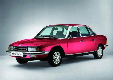 El NNSU Ro80 era una berlina avanzada en su tiempo y fue la que dio a conocer el motor Wankel, aunque comercialmente no tuviera el éxito esperado