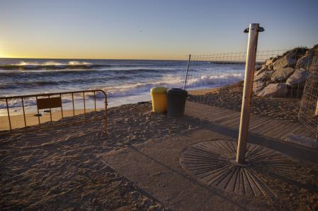 Otra imagen de la Mar Bella de Barcelona