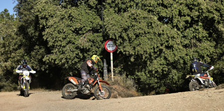 Motoristas incívicos en el Puiggraciós.