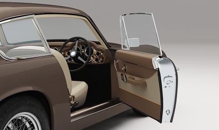 DB6 Lunaz, el Aston Martin eléctrico restaurado con nueces, huevos y manzanas.