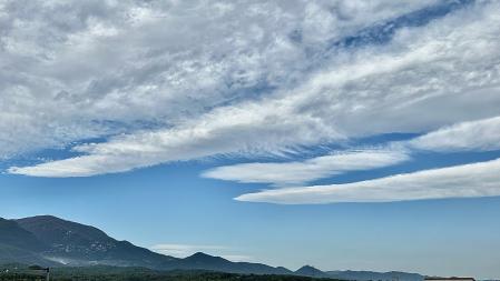 Nubes en Sant Celoni.