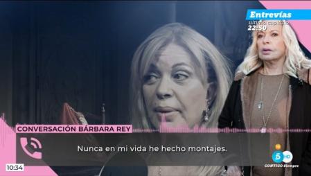 Bárbara Rey contesta a las acusaciones de montaje