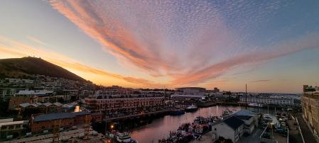 Frente marítimo en Ciudad del Cabo