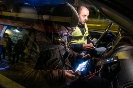 Hugo Ruiz durante el rodaje