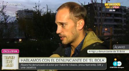 Habla el denunciante de Juan José Ballesta, al que acusa de robo con violencia