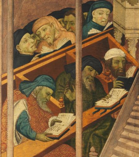 ‘Cristo entre los doctores’ (detalle), c. 1420-40