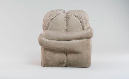 'The Kiss', Constantin Brâncusi, 1907.