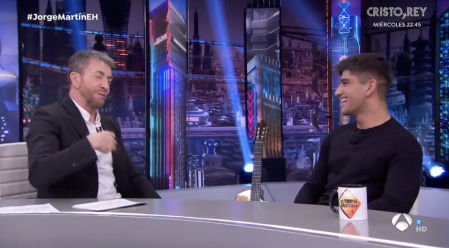 Pablo Motos entrevista a Jorge Martín en 'El Hormiguero'