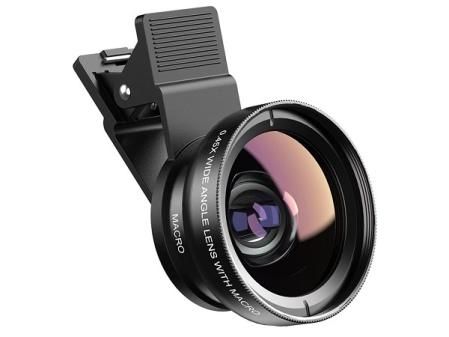 Lente 2 en 1 de cámara de teléfono Apexel