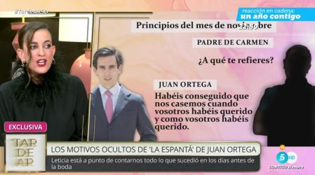 Revelado el culpable de las dudas de Juan Ortega con Carmen Otte: 